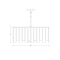 Z-Lite Viviana Chandelier, 8-Light, 26 In.W x 12 In.H, Rubbed Brass/Alabaster 345P26-RB - alternate 7